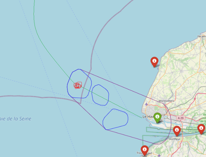 trajectory stopping in waiting zone