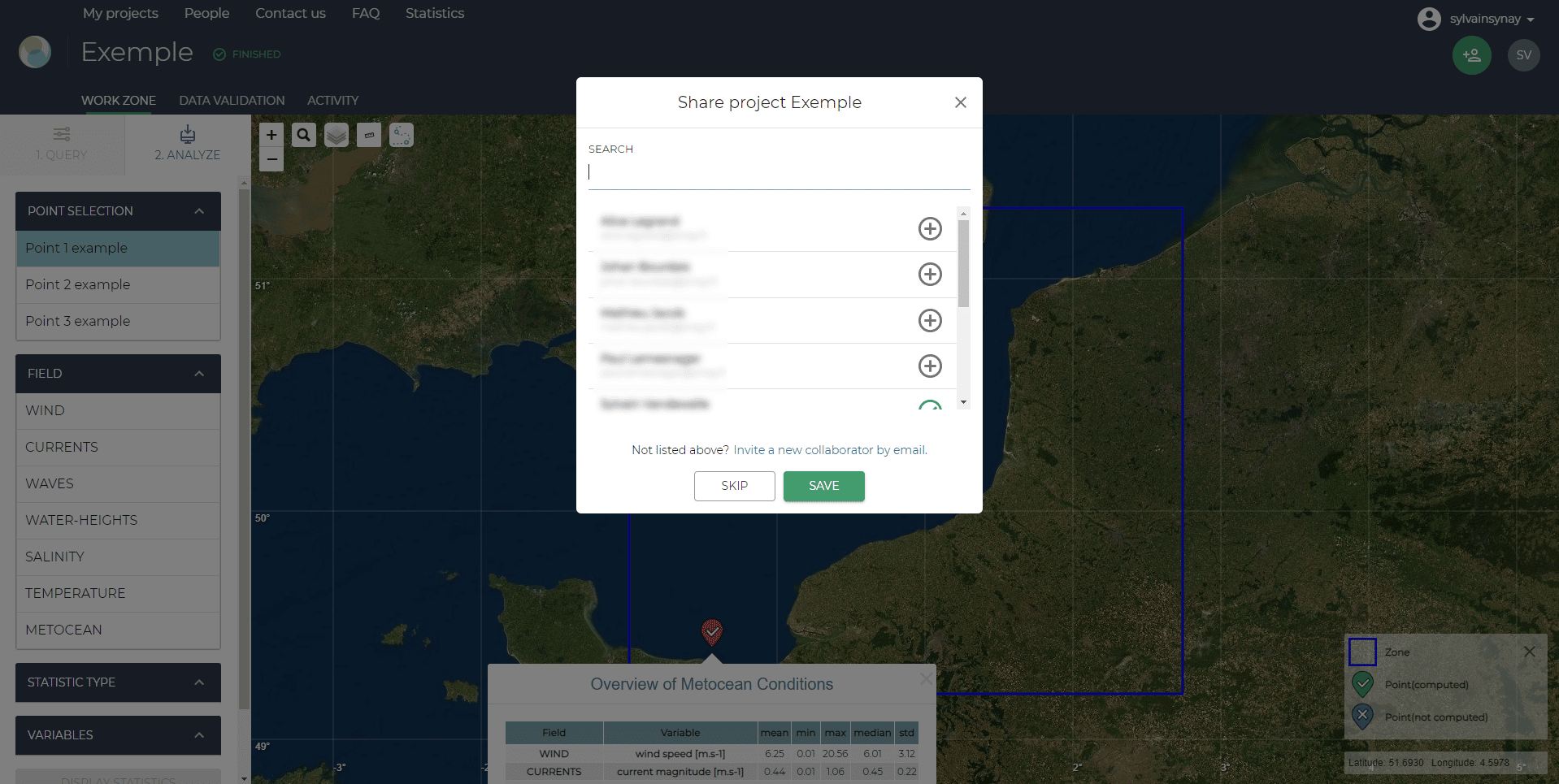 Metocean analytics, collaborative tool for metocean data analyze