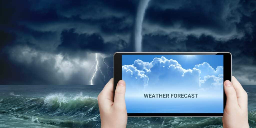 use of satellite and sensor for weather forecasting