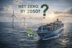 Carbon neutral shipping: the road to 2050.