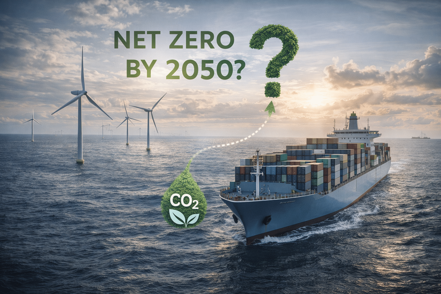 Carbon neutral shipping: the road to 2050.