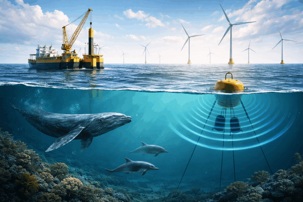 Marine mammal monitoring for PAM wind farm