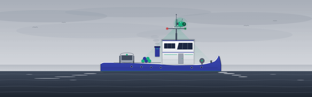 REM camera installed on a European gillnetter to comply with the EU landing obligation.