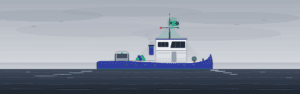 REM camera installed on a European gillnetter to comply with the EU landing obligation.