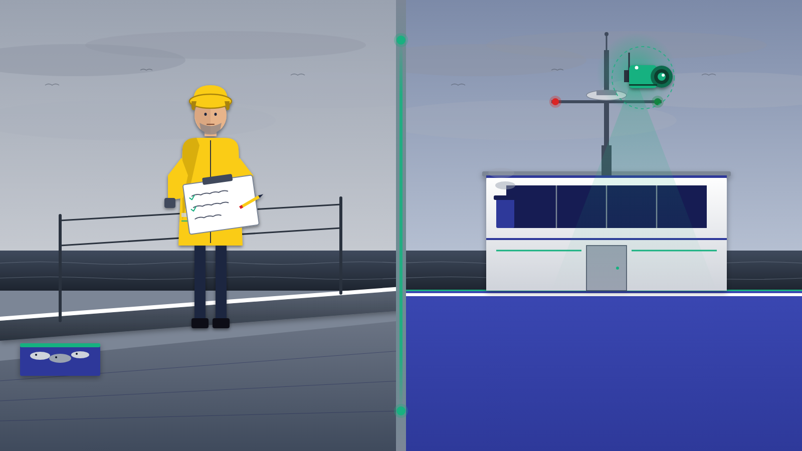 REM cameras and onboard observers compared on a fishing vessel.